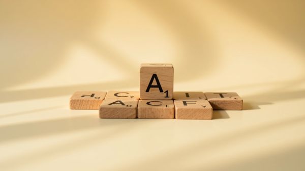 Découvrez l'univers créatif des cubes lettres en bois