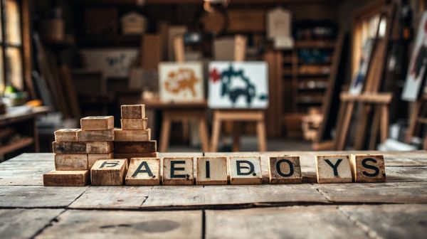 Explorez 10 façons innovantes d'utiliser des cubes lettres en bois