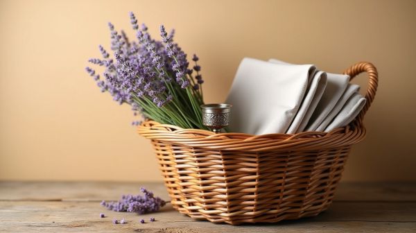 Les paniers tressés allient déco et rangement pratique