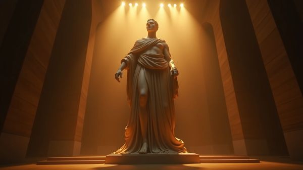 Statues XXL en résine : l'effet scénographique qui marque les esprits